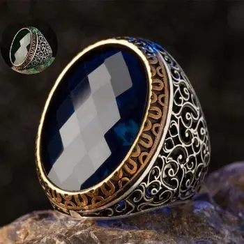 Silver Gemstone Ring
